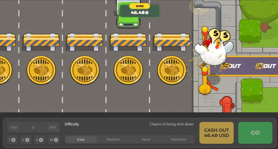Chicken road game demo